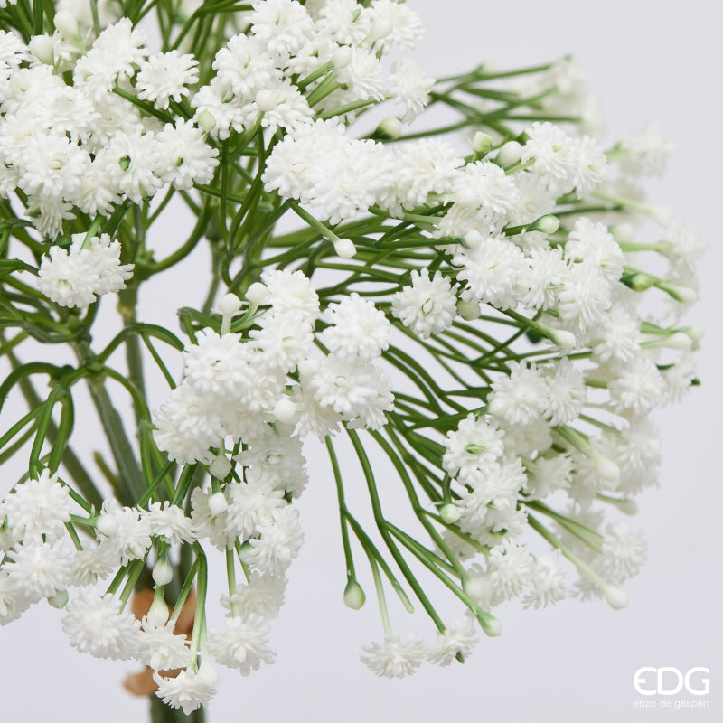 edg enzo de gasperi edg enzo de gasperi gypsophila bouquet x7 pianta artificiale h 34 cm d 18 cm bianco ean 8059824634221