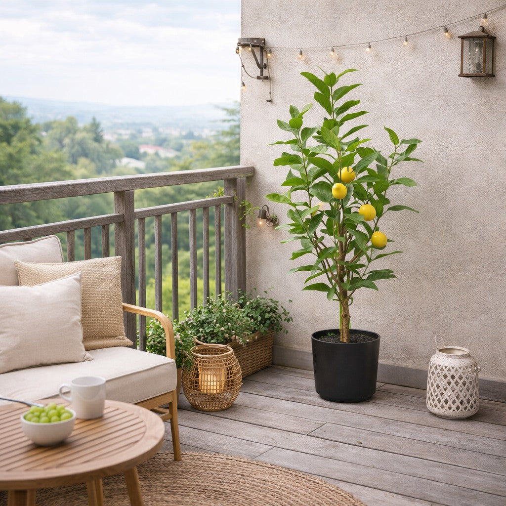 edg enzo de gasperi edg enzo de gasperi limone vogue x4 con vaso pianta artificiale h 97 cm verde giallo ean 8059824607454