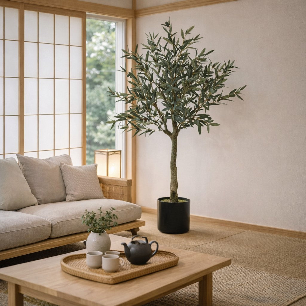 edg enzo de gasperi edg enzo de gasperi olivo con vaso h 110 cm pianta artificiale verde ean 8059824378620