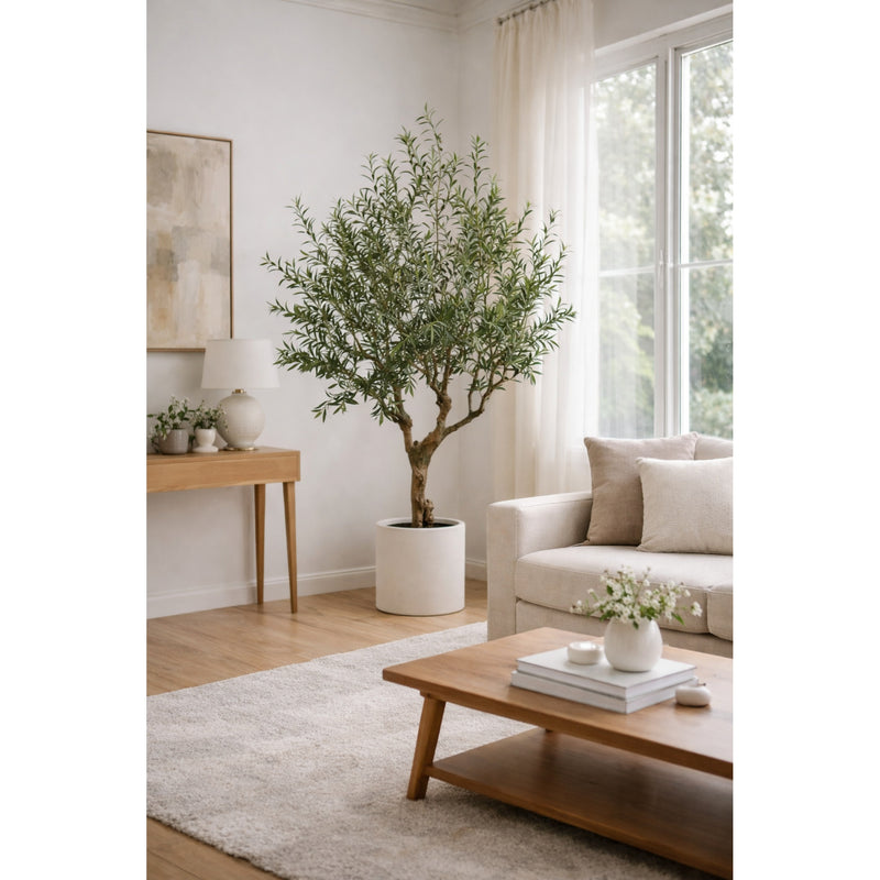 edg enzo de gasperi edg enzo de gasperi olivo con vaso h 230 cm pianta artificiale verde ean 8059824607492