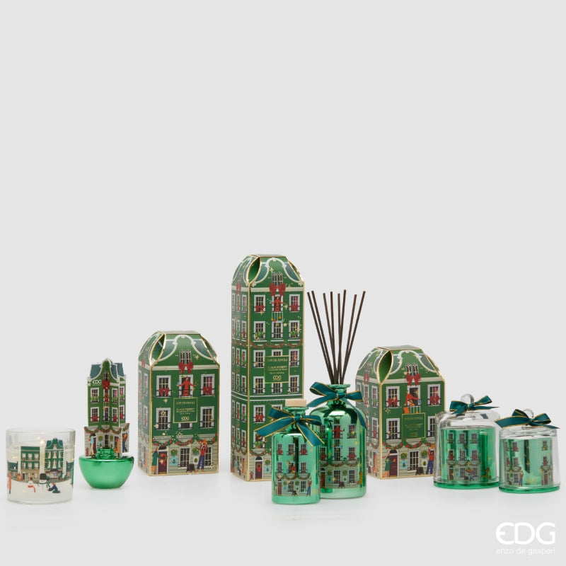 edg enzo de gasperi edg enzo de gasperi profumatore bottiglia di natale rue de rivoli 500 ml h 35 cm black forest vert ean 8059824556516