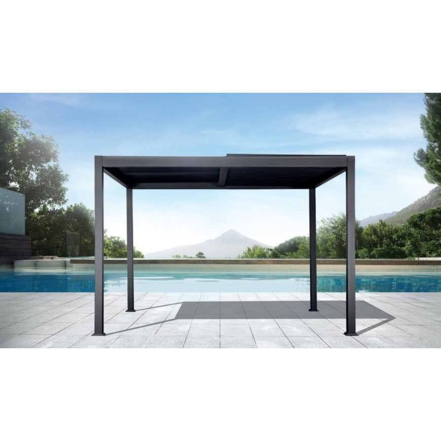 larcolaio larcolaio pergola vulcano 4 x 4 mt antracite ean 8013054837845