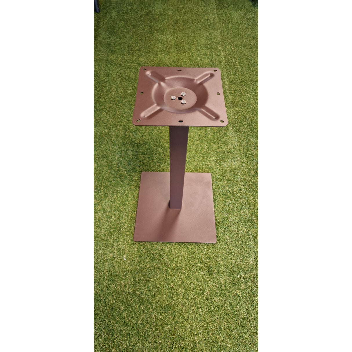 moia greenwood moia greenwood basamento a piastra piatta acciaio verniciato marrone