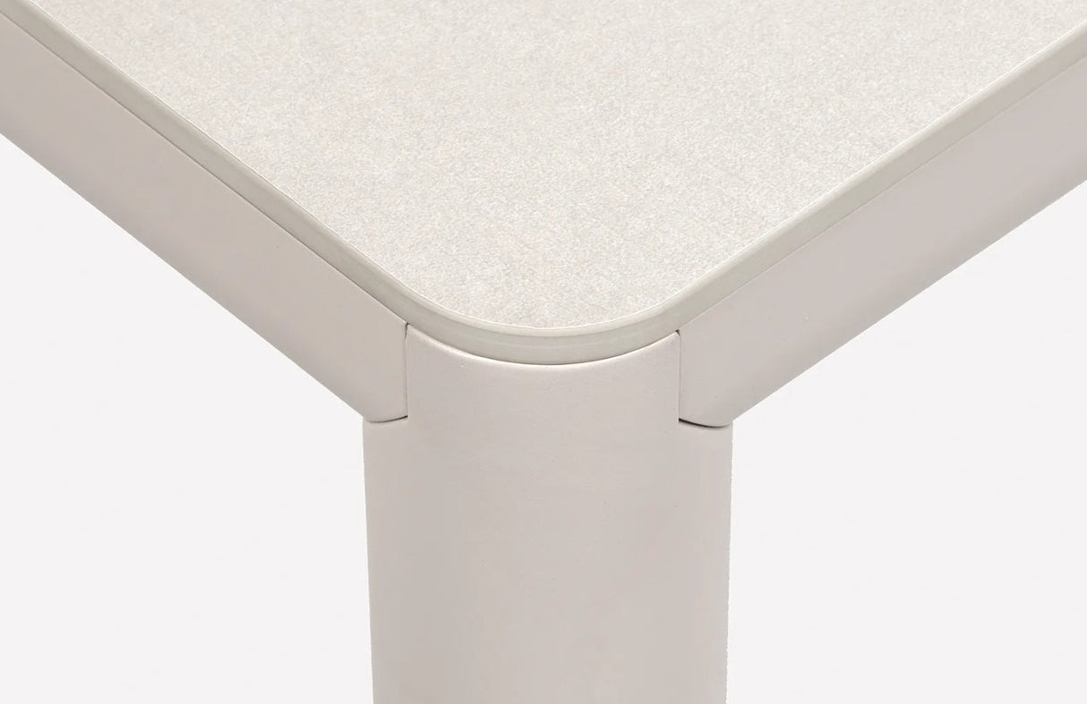 nardi nardi piave 70 tavolo quadrato verniciato antracite lamin materia antracite ean 8010352554344