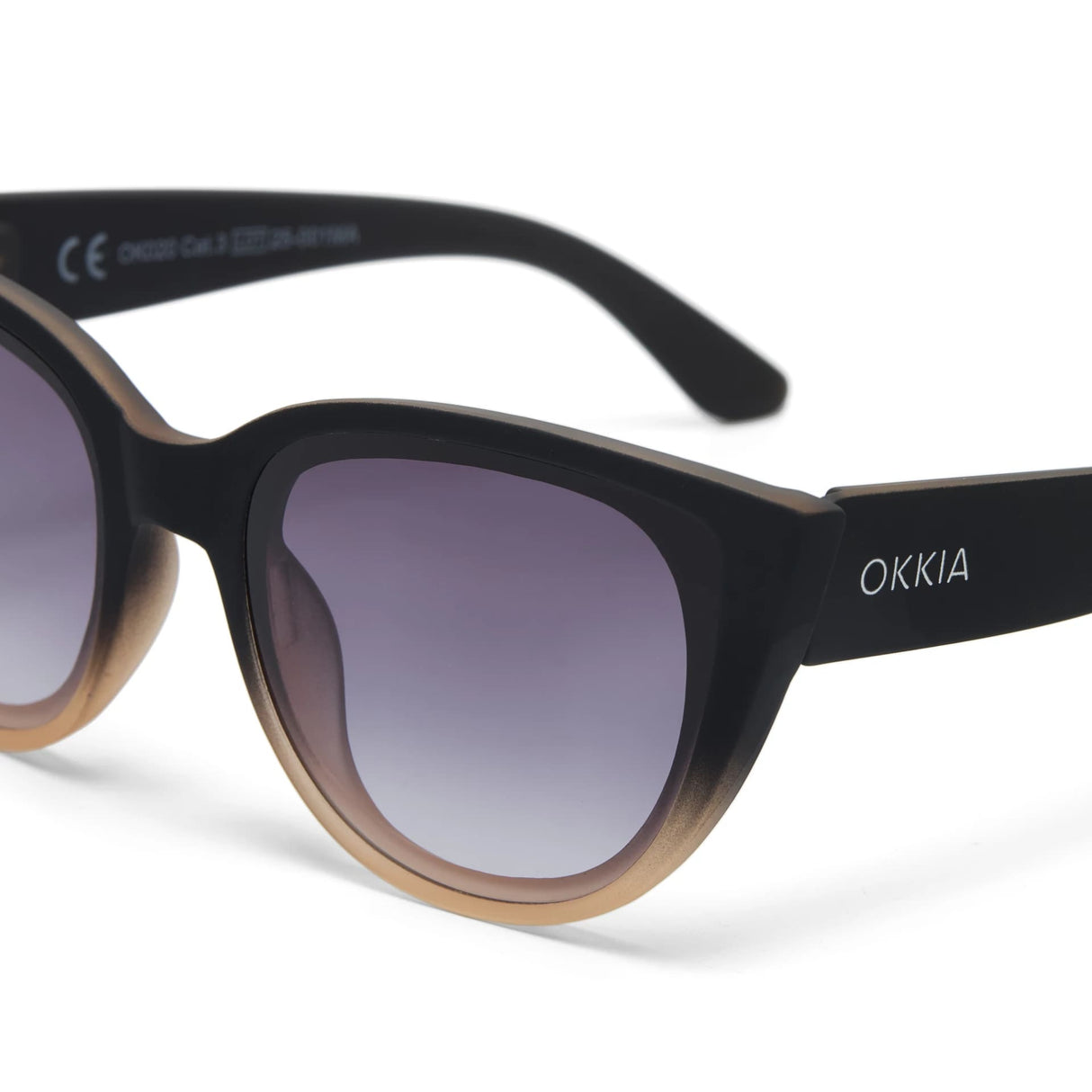 okkia okkia occhiale da sole premontato gatto lite mod silvia black pink ean 8056211371462