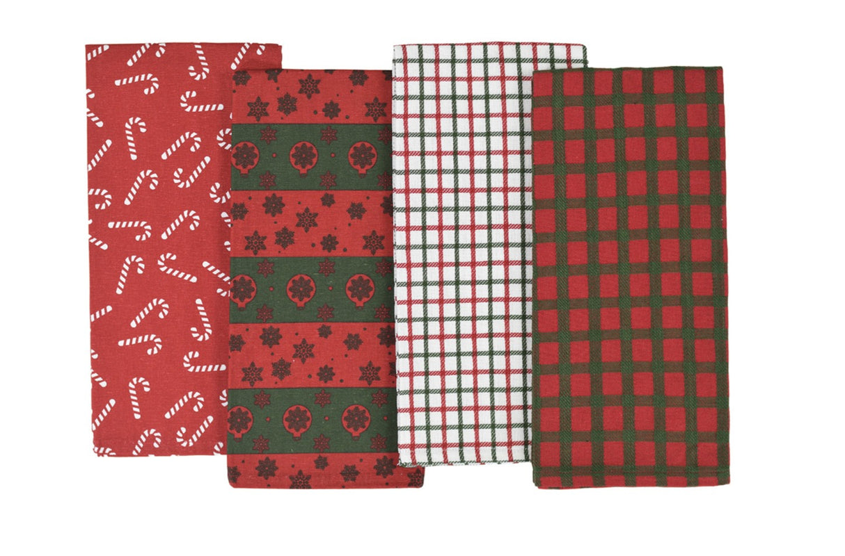 preziosa home preziosa home set 4 pz strofinacci sommaruga natale ass natale 45 x 65 cm multicolor cotone ean 8050264038617