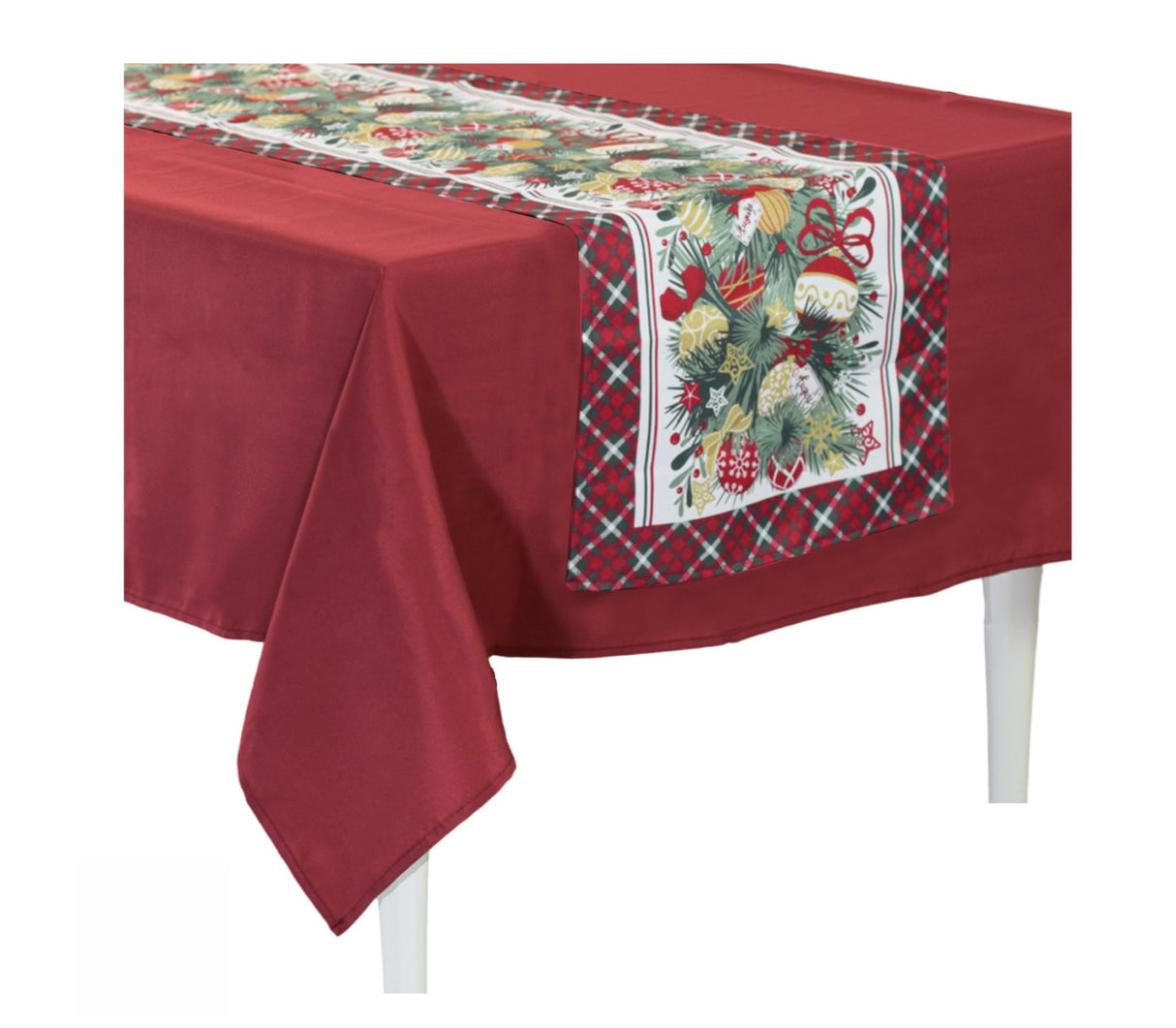 preziosa home preziosa home tovaglia e runner ass natale 140 x 240 40 x 240 cm antimacchia 1 pz ean 8050264077715