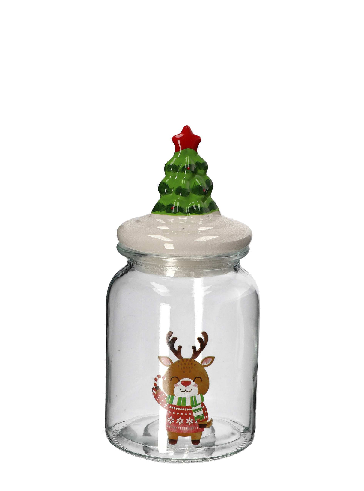 regalo italiano regalo italiano barattolo di natale ass d 11 cm h 23 cm trasparente 1 pz ean 8057586165854