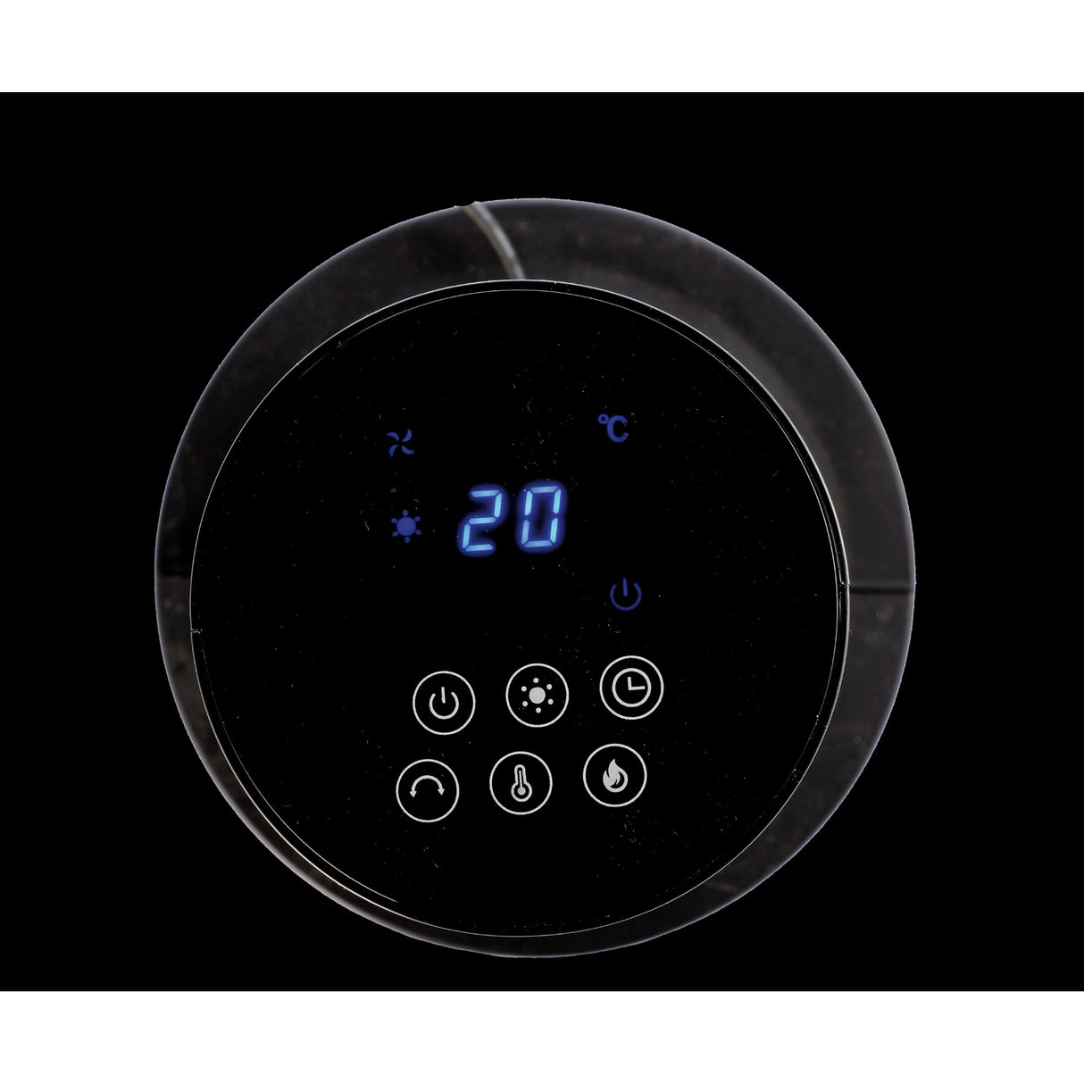 regalo italiano regalo italiano termoventilatore a torre 2000w con telecomando e oscillazione h 85 cm nero ean 8057586043893