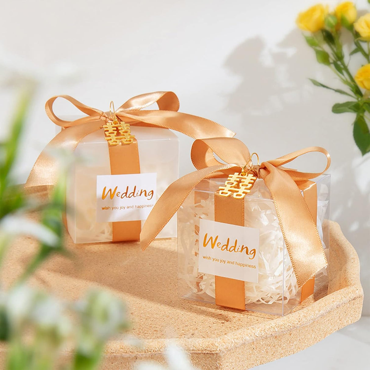 scotton scotton scatola portaconfetti trasparente 150 x 90 x 80 mm 10 pz