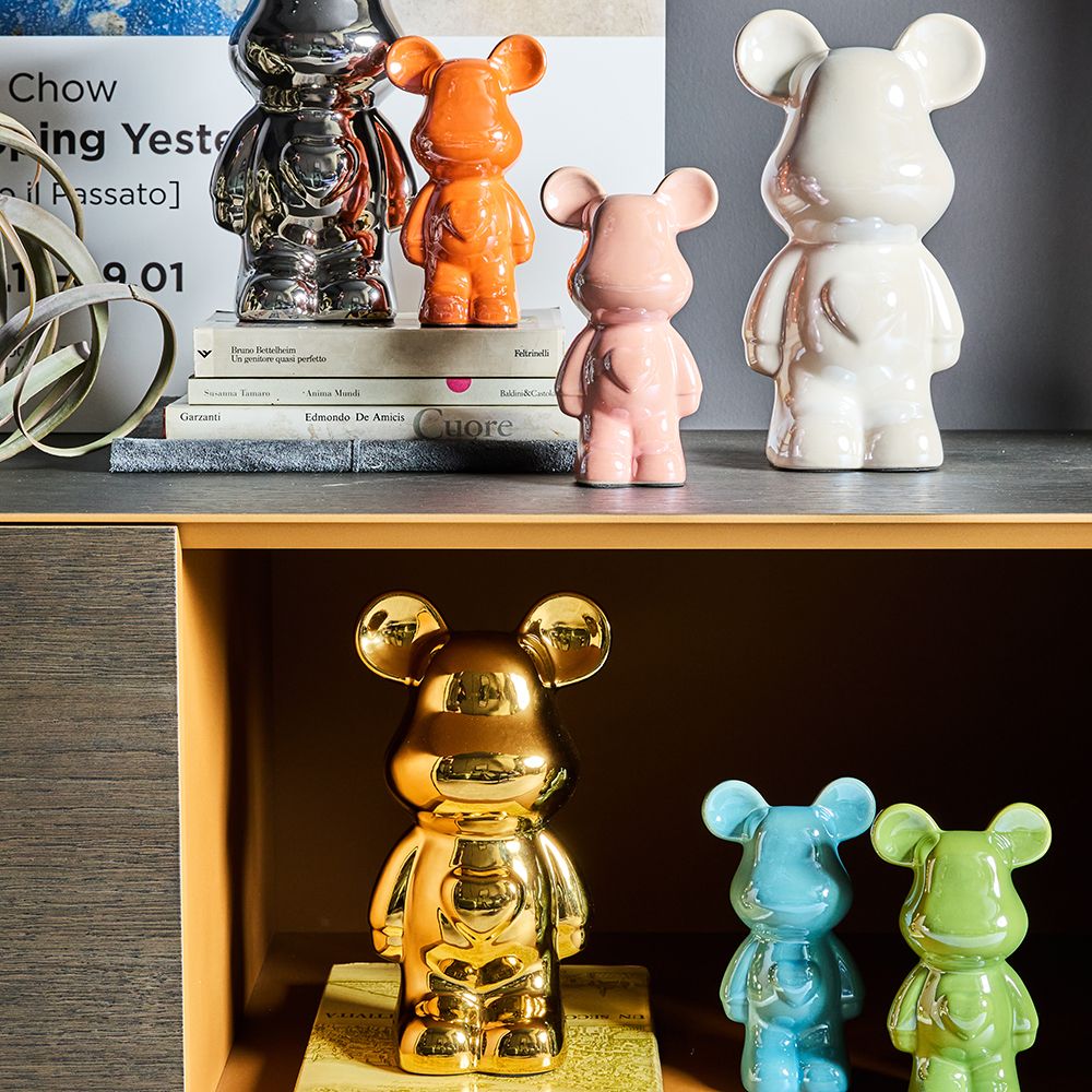 tognana tognana orso salvadanaio home decor bear h 27 cm ceramica oro ean 8056444012545