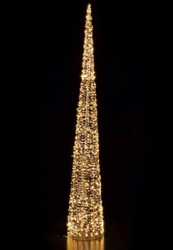 ad trend ad trend albero di natale in ferro e pe oro con 2 400 led h 280 cm ean 8057586112155