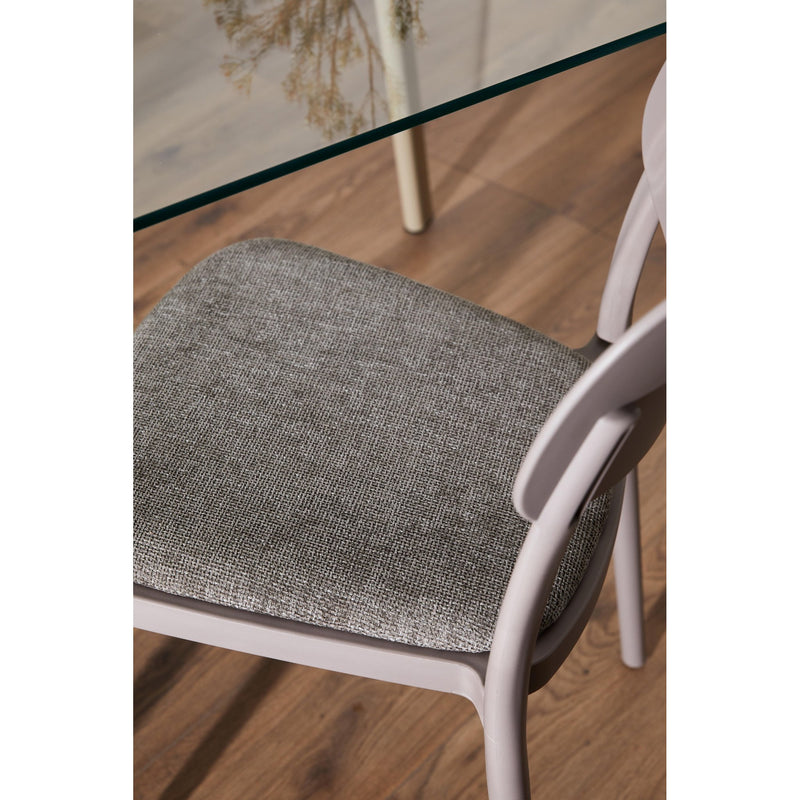 di mo di mo sedia yulia in pp con seduta in tessuto beige 515 x 42 x 815 cm sedia moderna e resistente ean 8010402523252