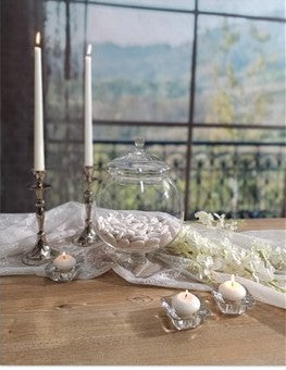 due esse distribuzioni due esse distribuzioni bomboniera bombata portaconfetti h 29 cm d 21 cm natural ean 8034048323533