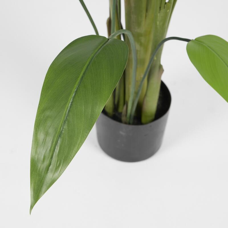 edg enzo de gasperi edg enzo de gasperi strelizia con vaso x32 pianta artificiale h 215 cm verde ean 8059824498021