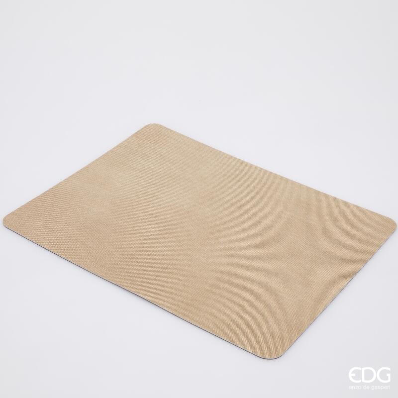edg enzo de gasperi edg enzo de gasperi tovaglietta bicolore rettangolare 46 x 35 cm sand ean 8059824513021