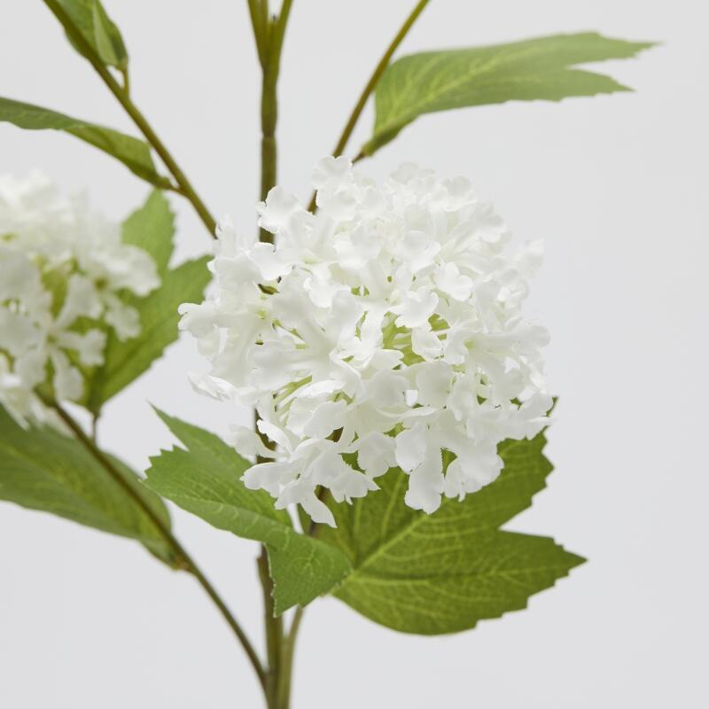 edg enzo de gasperi edg enzo de gasperi viburno ramo x5 con foglie pianta artificiale h 80 cm d 10 cm bianco ean 8059824474537