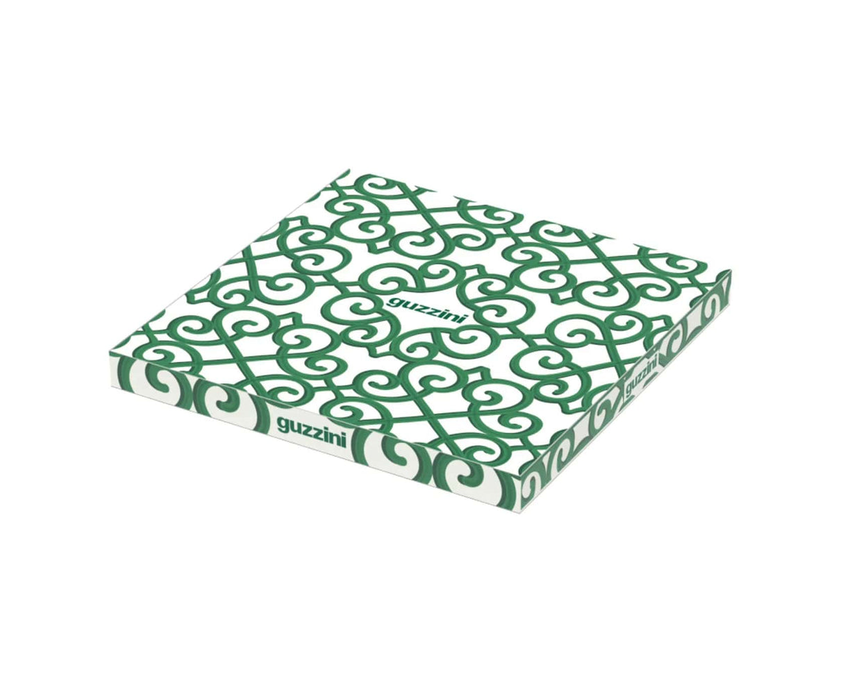 guzzini guzzini vassoio tondo grande natalizio harmonia melamina d 4550 cm table decor bianco verde ean 8008392412861