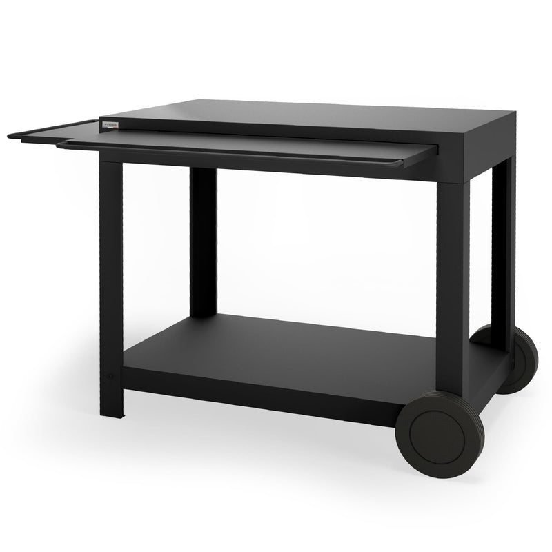 le marquier le marquier carrello desserte ingenieuse nero per plancha 4575 cm con ripiani estraibili exclusive ean 3339380157385