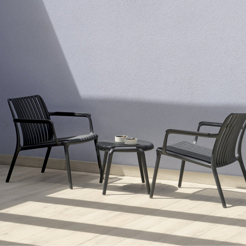 moia greenwood moia greenwood tavolino balcony set valencia in resina antracite tavolino in polipropilene con fibra di vetro design outdoor ean 8013054838149