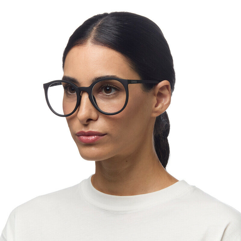 okkia okkia occhiale da lettura mod bologna premontato soft touch black diottrie 1 00 ean 8056211374050