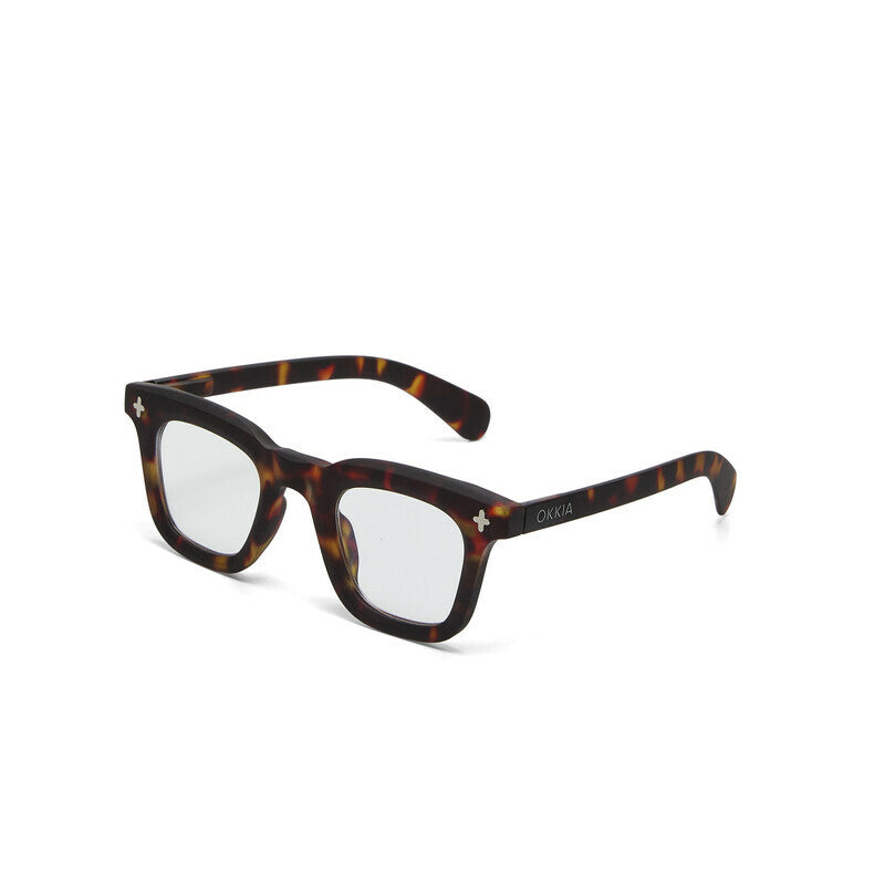 okkia okkia occhiale da lettura mod firenze premontato soft touch classic havana diottrie 1 50 ean 8056211374791