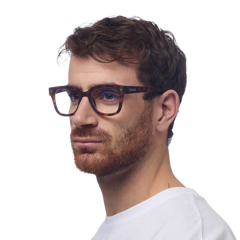 okkia okkia occhiale screen mod giovanni montatura soft touch anti luce blu classic havana ean 8052862287954