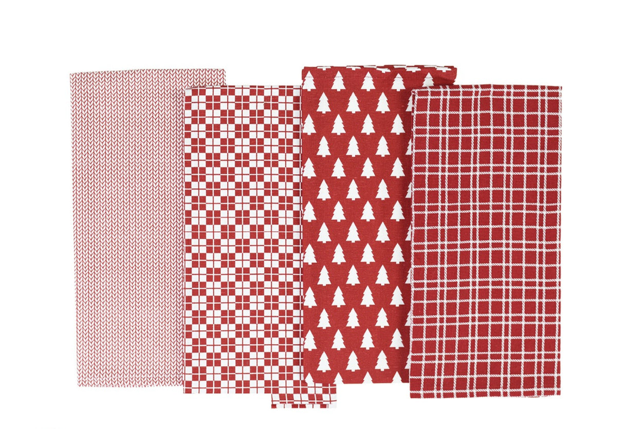 preziosa home preziosa home set 4 pz strofinacci sommaruga natale ass natale 45 x 65 cm multicolor cotone ean 8050264038617