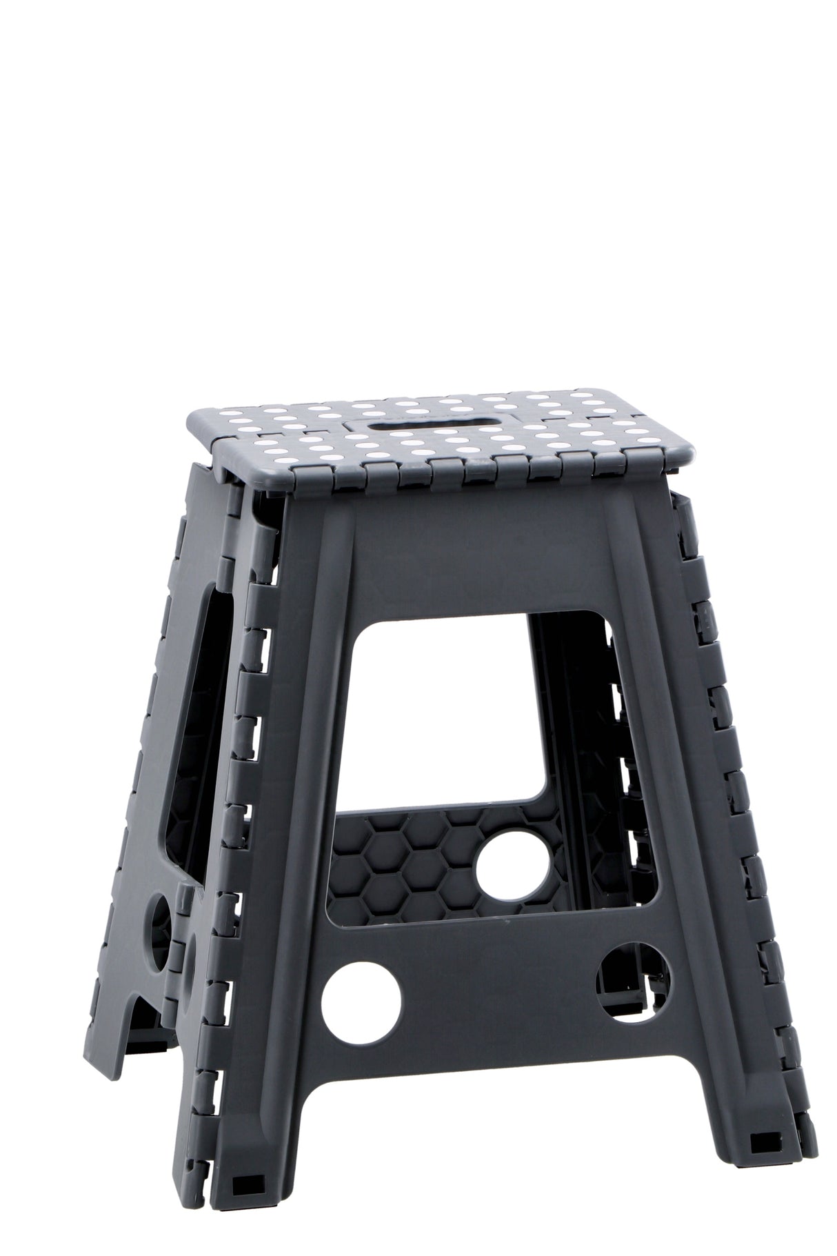 regalo italiano regalo italiano sgabello pieghevole ass h 45 cm 35 x 40 cm plastica nero grigio 1 pz ean 8057586203563