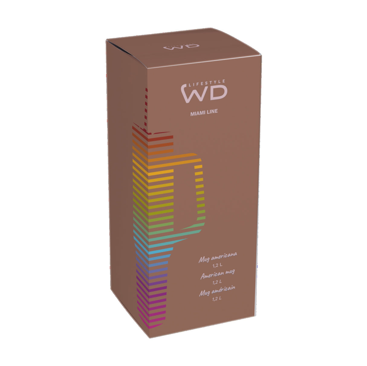 wd lifestyle wd lifestyle mug americana in acciaio inox 12 lt marrone ean 8055035683874