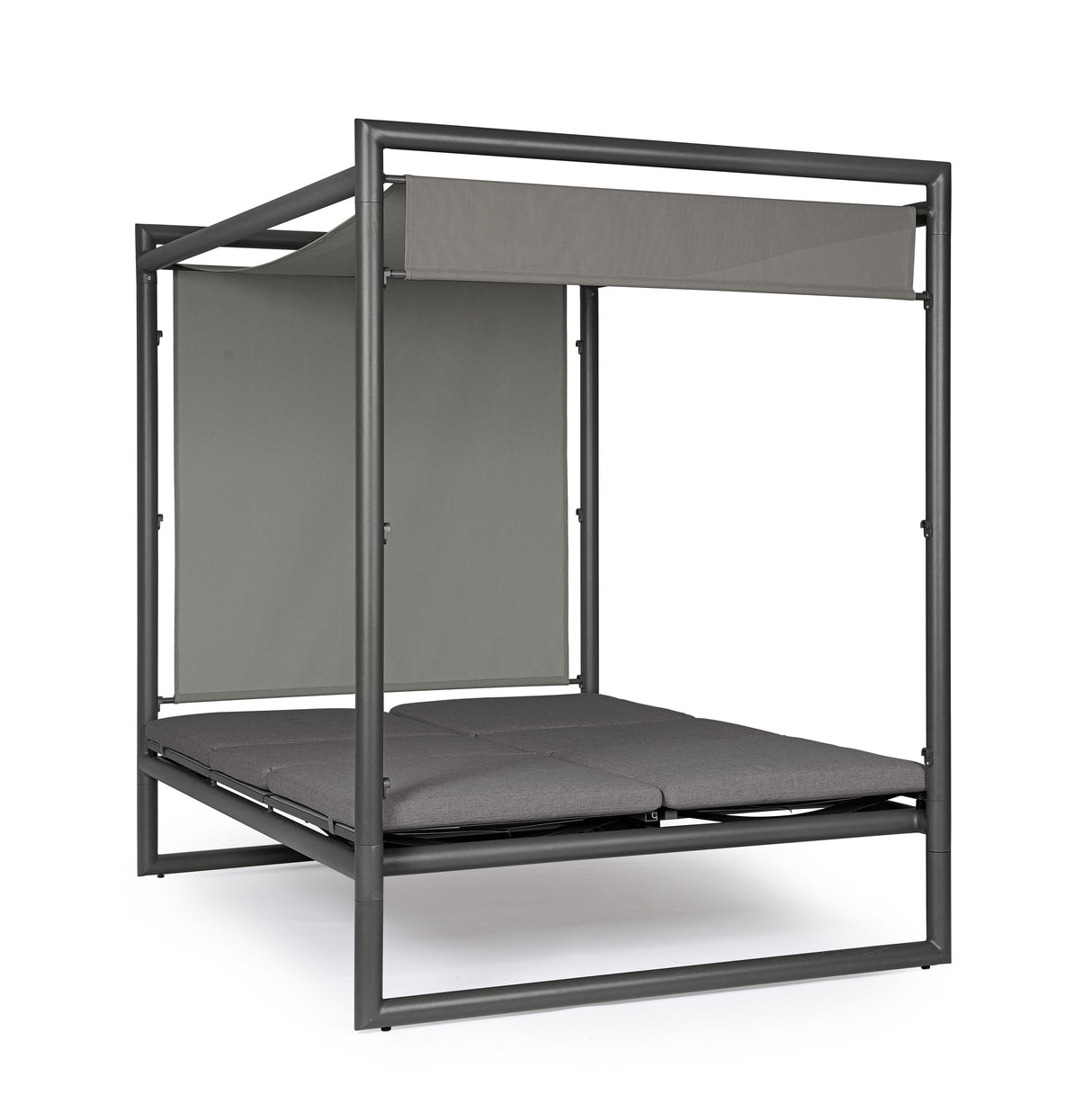 bizzotto bizzotto daybed konnor antracite struttura alluminio 213 x 149 x 196 cm tessuto idrorepellente ean 8051836690134