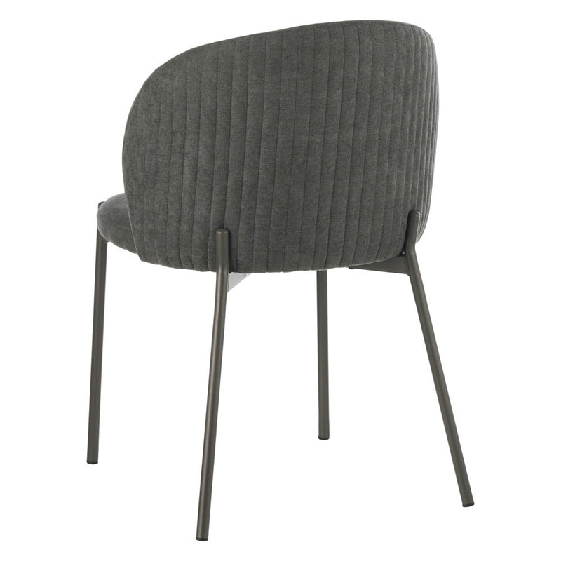 di mo commerciale di mo commerciale sedia shelly in tessuto 320 gr grigio scuro 55 x 45 cm h 80 cm sedia design moderna con struttura ean 8010402525485
