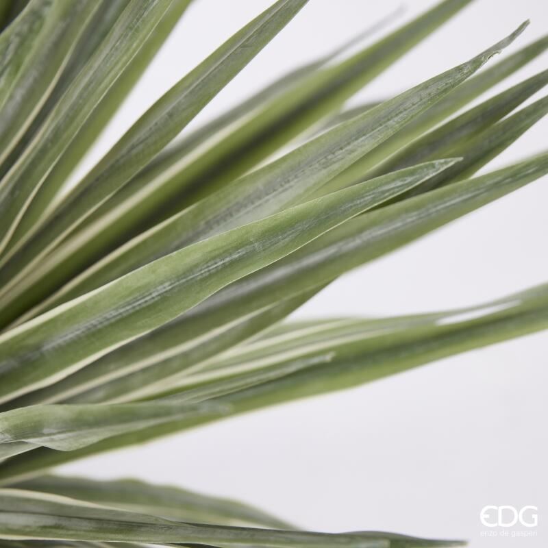 edg enzo de gasperi edg enzo de gasperi agave con vaso pianta artificiale h 80 cm verde ean 8059824518248