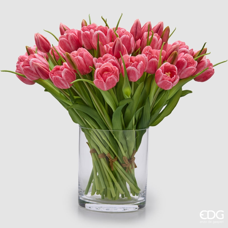 edg enzo de gasperi edg enzo de gasperi bouquete tulipano chiuso x4 h 40 cm con bocciolo mauve ean 8059824612823