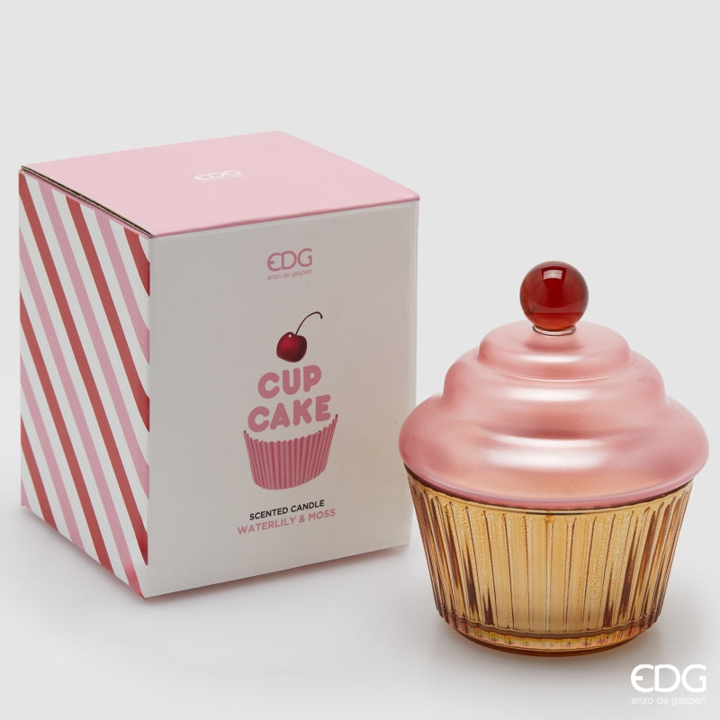 edg enzo de gasperi edg enzo de gasperi candela cupcake natale h 145 cm d 12 cm waterlily moss ean 8059824566867