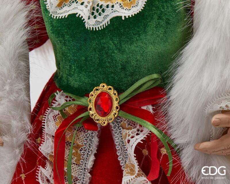 edg enzo de gasperi edg enzo de gasperi decoro mamma natale h 51 cm green red ean 8059824567291