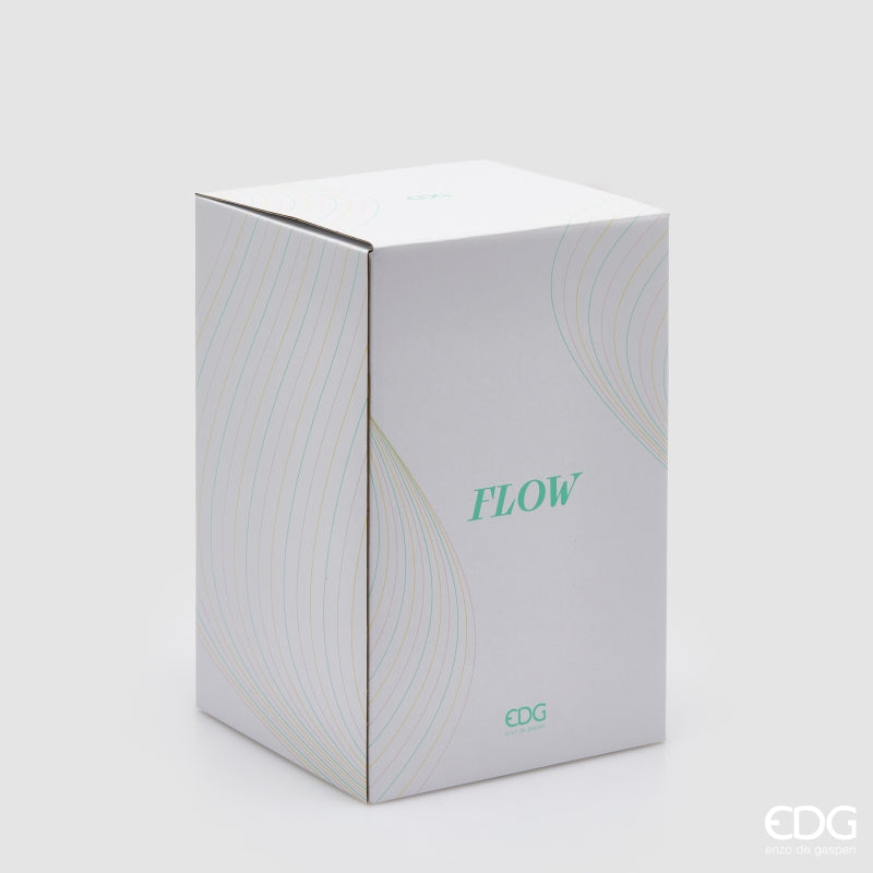 edg enzo de gasperi edg enzo de gasperi vaso flow sinuoso h 305 cm d 195 cm waterproof vetro satinato verde ean 8059824630636