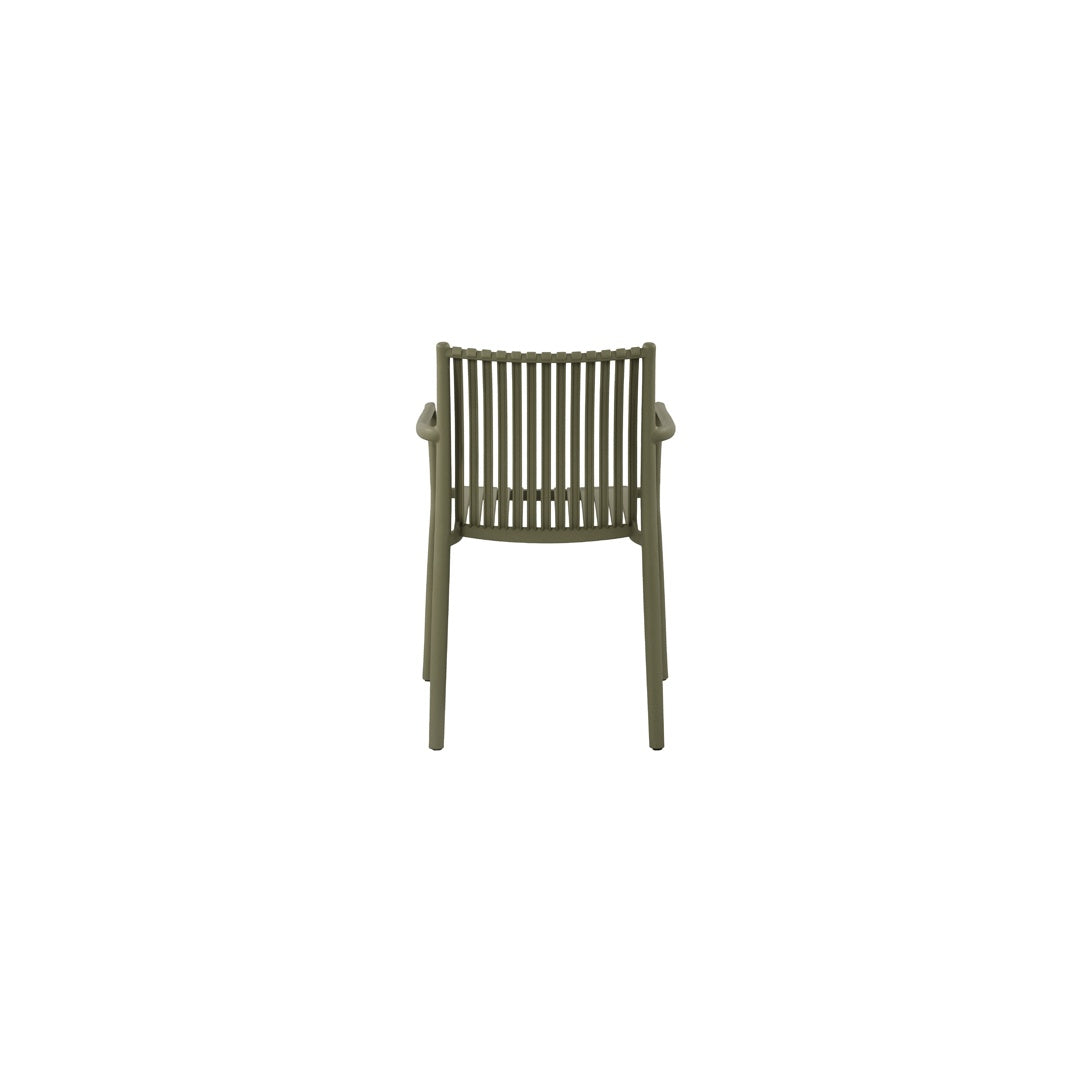 moia greenwood moia greenwood sedia poltrona siena in polipropilene verde a listelli sedia outdoor impilabile resistente uv ean 8013054838415