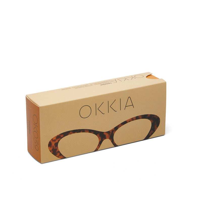 okkia okkia occhiale da lettura mod lina cat eye classic havana diottrie 3 00 ean 8055773199996
