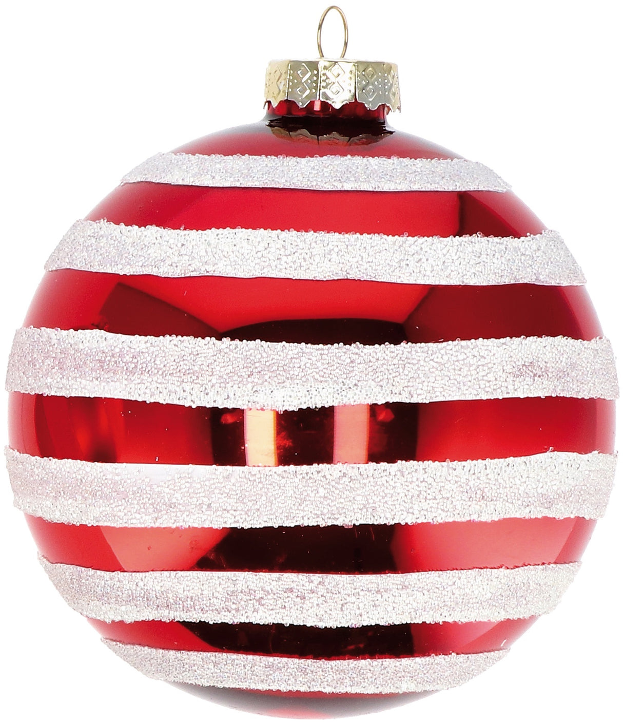 regalo italiano regalo italiano pallina natale d 12 cm vetro ass bianco rosso 1 pz ean 8057586057968