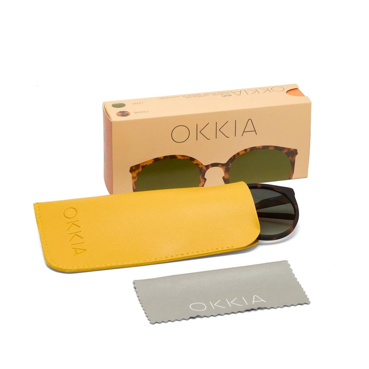 okkia okkia occhiale da sole premontato mod berlino classic havana ean 8056211371295