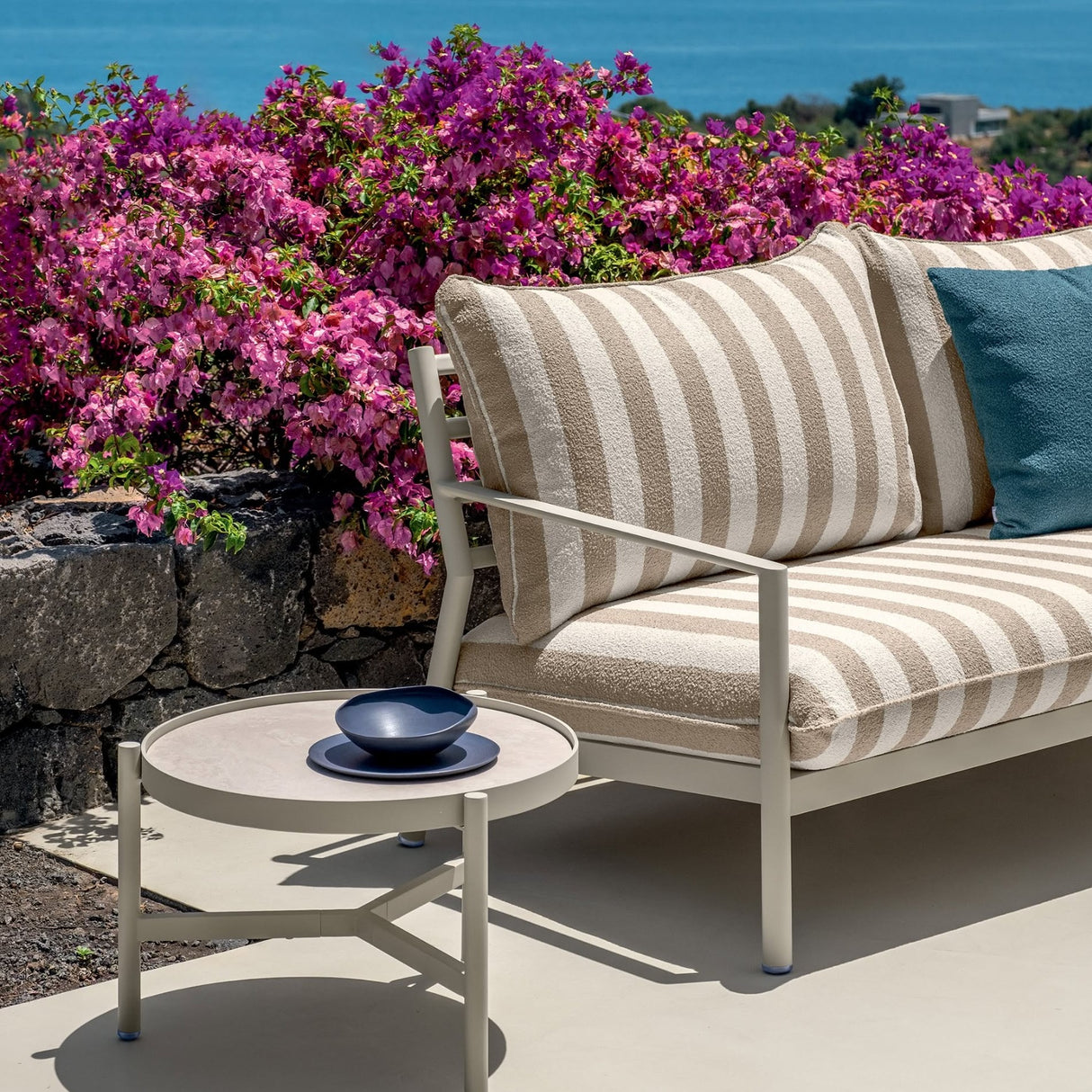 talenti talenti salotto finn set sofa 2 poltrone living e tavolo caffe d58 bianco beige