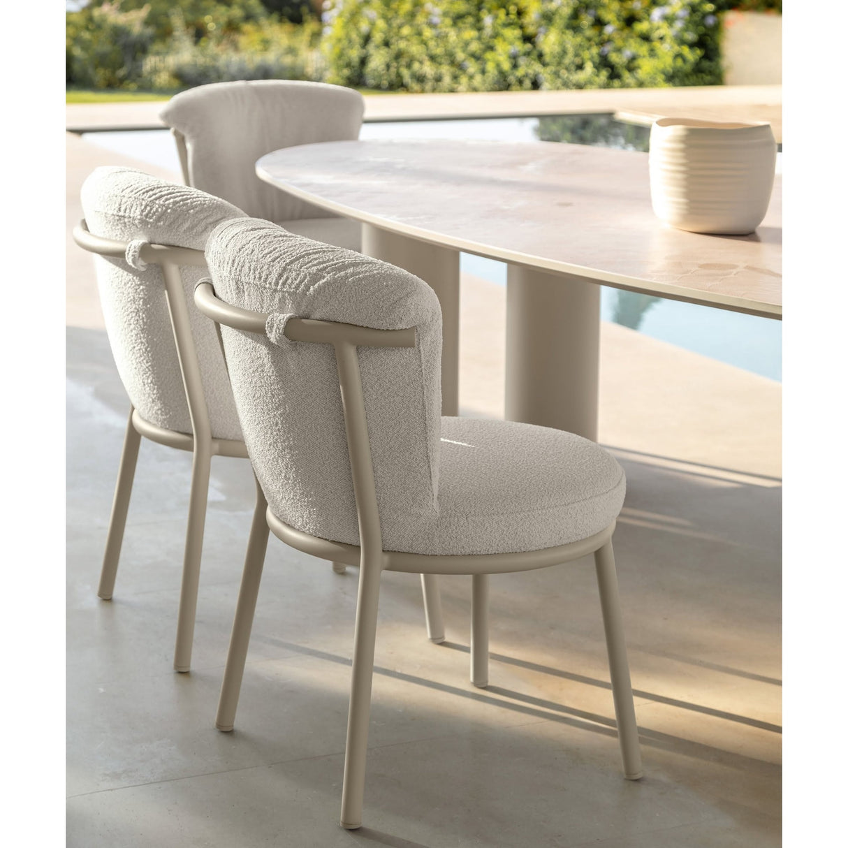 talenti talenti tavolo rettangolare james 260 x 105 cm mokka beige