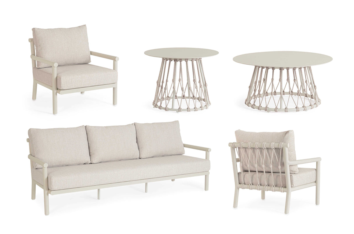 bizzotto bizzotto set salotto 5 pezzi lanai camel sand ean 8051836782761