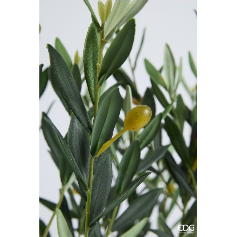 edg enzo de gasperi edg enzo de gasperi olivo con vaso h 200 cm pianta artificiale anti uv verde ean 8059824607607