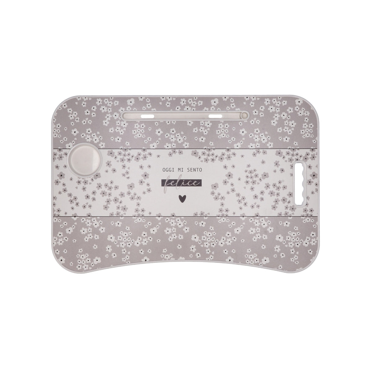 regalo italiano regalo italiano tavolino pieghevole con porta tablet mdf e ferro 60 x 40 cm h 26 cm colazione letto e divano 1 pz ean 8057586091160