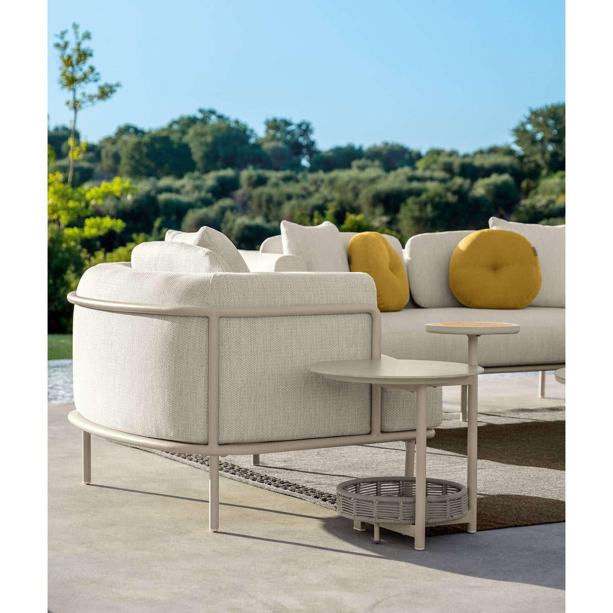talenti talenti salotto lisa set sofa 2 poltrone armchair e tavolo caffe d85 bianco