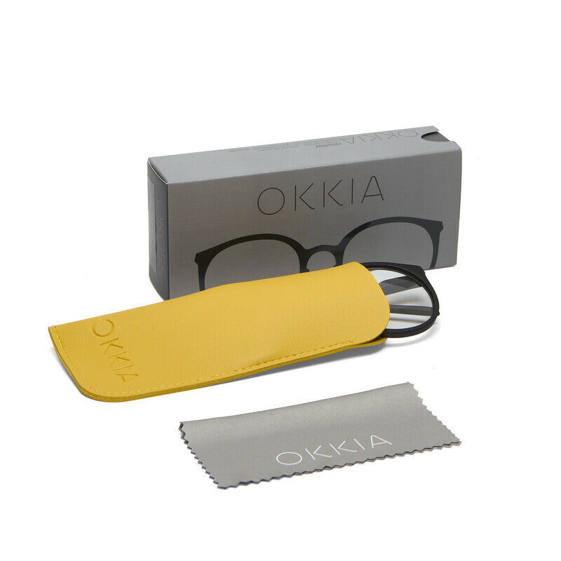 okkia okkia occhiale da lettura mod bologna premontato soft touch black diottrie 3 00 ean 8056211374098