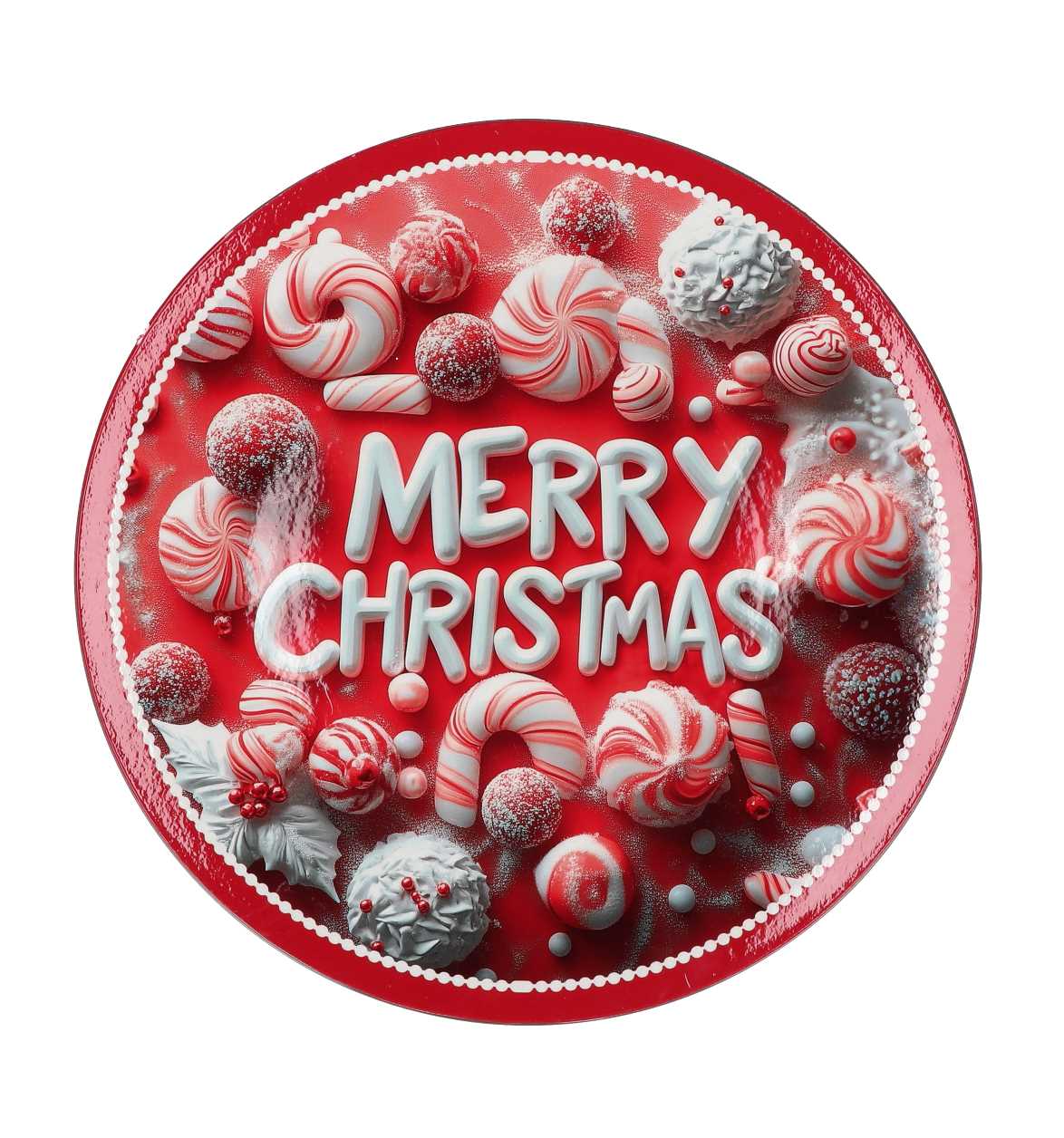 regalo italiano regalo italiano sottopiatto merry christmas natale tondo plastica d 33 cm ass multicolor 1 pz ean 8057586115118