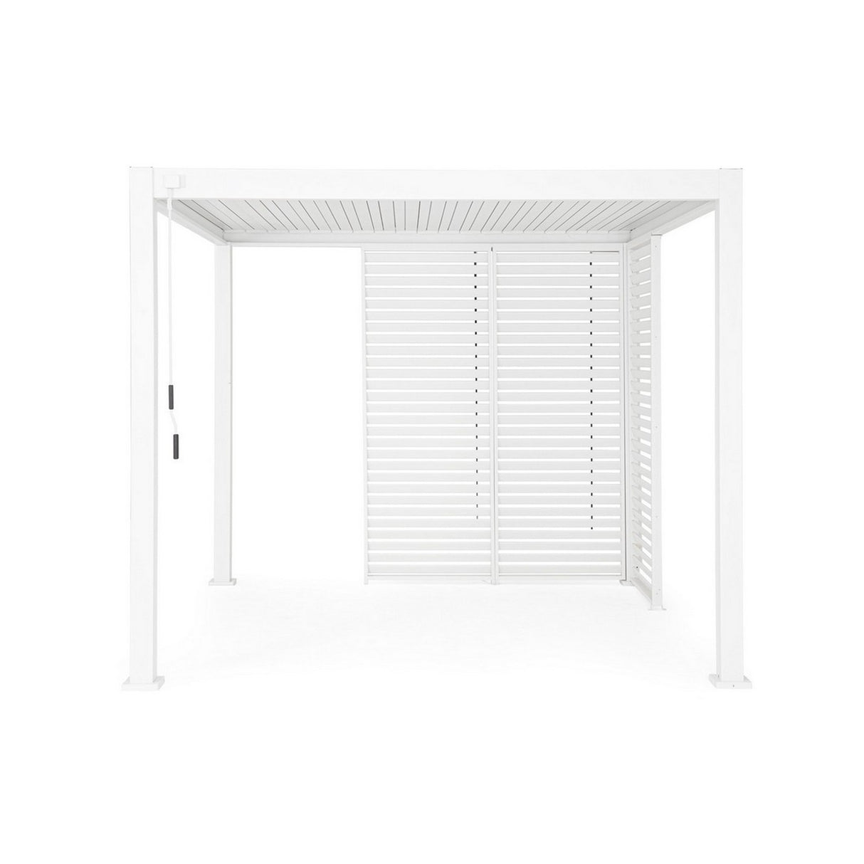 bizzotto bizzotto frangisole laterale per pergola ocean h 238 cm l 93 cm bianco ean 8051836466920
